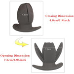 Silicone Hollow Anal Butt Plug: Hollow Tunnel Anal Plug Anal Trainer Silicone Four Petal-Shaped Anus Dilator Anal Expanding Stimulator For Men Women Couples