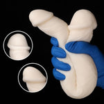 Double Ended Dildo Realistic Penis 11.81 Inch Double Sided Dildo Ultra Soft G-Spot Penis Vaginal Stimulation Anal Plug For Women Lesbian Masturbation White (L)