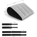 Sex Bondage Pillow Handcuffs Restraints Set - Bdsm Thigh Wrist Cuffs Inflatable Sex Position Pillow Sex Furniture Couples Toy Bdsm Bondage Restraint Kit Adult Sex Toys For Women And Couples(Gray)