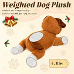 4.4 Pounds Weighted Dog Stuffed Animal, 24" Large Weighted Stuffed Dog Plushies, Weighted Beagle Plush Toy, Cute Puppy Plush Toy, Gifts For Kids Boys Girls On Birthday Christmas Children'S Day