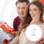 Nipple Clamps Cute Bow Bells Nipple Clamps Non Piercing Body Jewelry For Women Men Stainless Steel Adjustable Pressure Body Chains Faux Body Jewelry Clip Trendy Gifts For Her Him