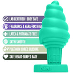 Big Anal Plug Adult Sex Toy For Beginner, Fantasy Huge Silicone Butt Plug Trainer, G Spot Anal Adult Toy For Men Women Couples (Teal)