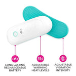 Bundle: 2-In-1 Warming Lactation Massagers (Pair) And Lactation Massager, Teal, Support For Clogged Ducts, Mastitis, Engorgement