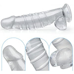 12.2 Inch Soft Dilod Tpe Huge Realistic Dildo With Powerful Suction Cups Clear Anal Dildo Soft Realistic Penis For Women Men And Couple G-Spot Stimulation (Xl)