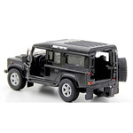 Toy Camper Suv Trailer Towing Rv Motorhome Toys For Boys Diecast Truck Model Car Metal Pull Back Toy Cars Vehicle, Doors Open Light Sound, Outdoor Land Adventure Play Set, Kids Gifts