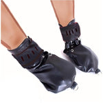 Bdsm Bondage Sex Gloves With Lock Soft Patent Leather Gloves Bondage Erotic Gloves Sm Bondage Sex Toy Both Extreme Dog Paws For Couples, Bondage Gloves For Cosplay & Slave Playe