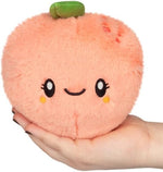 Squishable - Snugglemi Snackers Peach - Comfort Food Collection - 6.5 in - Soft Toy Collectible Stuffed Animal - Beans