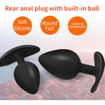Silicone Anal Butt Plug Dildo Silicone Anal Plug Male Prostate Massage G-Spot Stimulator Anal Butt Trainer Dildo Adult Anal Plug Masturbation Sex Toy For Beginner