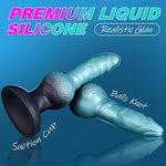9'' Realistic Silicone Dildo, Knotted Fantasy Creature Dildo with Suction Cup, Soft Anal Dildos for G Spot & Prostate, Strap On Compatible, Large Monster Alien Dragon Adult Toy for Women Man Couple