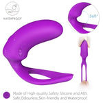 Wearable Anal Plug - Vibration During Sex Stimulates The Anus, Outdoor Sm Training, Usb Charging, Mute Waterproof, Couple Fun Sex Toy (Purple)
