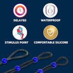 Adjustable Silicone Penis Ring,Multi-Coloured Cockring Cock Sexual Stimulation Device With 9 P Different Sizes For Erection Enhancing Long Lasting Stronger, Adult Sex Toys For Men Or Couple Pleasure