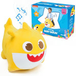 Baby Shark Official Bouncy Hopper Plush Musical Singing Toy - Inflatable Animal Ride On For Indoor & Outdoor - Birthday Gift For Kids & Toddlers (Boys & Girls) Ages 18+ Months (Yellow)