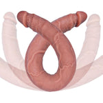 19.7 * 1.7 Inch Double Headed Huge Dildo, Double Sided Thick Dildo Giant Toy, Xxl Large Double End Realistic Penis Long Silicone Penis, Wide Anal/Vaginal Stimulator For Couple Lesbian And Gay Games