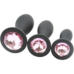Spice Up Intimate Moments With Our Decorative Jewel Butt Plug - Perfect For Anal Play & Intercourse | Double-Sided Gem | Water-Based Lubricant Recommended | Easy To Clean & Store | Small Pink