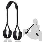 BDSM Sex Bondage Legs Restraints Adult Sex Toys for Couples, Adjustable Sex Straps Thigh Sling Restraint with Handcuffs Neck to Thigh/Ankle,Leg Straps Bondage Gear & Accessories Adult Toys for Women
