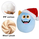 Christmas Plush Monster, Cute Stuffed Animal For Kids