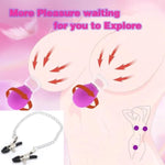 Adjustable Metal Nipple Clamps Entertainment Clip For Women R1166 Non-Piercing Nipplerings Clip On Nipple Rings Decorative Clip For Clothing Accessories Suction Cup