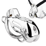 Long Chastity Cage With Adjustable Waist Belt And Beaded Butt Plug, Invisible Lock Design Chastity Devices Sex Toy For Male Penis Bondage And Restraint (51Mm)