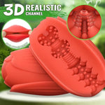 4 In 1 Male Masturbators Sex Toys For Men-Male Vibrator With Heating Rod & Realistic Fleshy Touch & 6 Vibration Modes Male Strokers Penis Masturbator Vibrating Pocket Pussy For Men