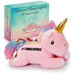 Make Your Own Unicorn Pillow Kit Arts And Crafts For Girls (No Sew), Diy Unicorn Craft Girl Ages 3 4 5 6 7 8 9 10 Years Old, Gifts For Kids, Birthday Present, Best Christmas Toy, Kids Project.