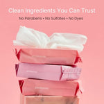 Period Wipes - pH Balanced for Menstrual Cup & Feminine Hygiene