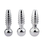 3Pcs Urethral Plug Catheter Sm Stainless Steel Urethra Stretcher Dilator Training Set For Advanced Cock Ring Thrusting Toys