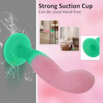 6.3 Inch Silicone Colorful Anal Plug, Fantasy Butt Plugs With Strong Suction Cup Hands-Free Play Small Anal Dildos, Anus G-Spot Sex Toys For Women Men Couples Beginners