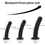 Anal Dildos Anal Plug Training Set,3 Sizes Silicone Butt Plug Anal Trainer Kit With Strong Suction Cup Base Anal Toys Sex Toys For Women Men Adult Sex Toys & Games(Black)