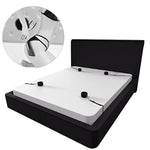 Bed Sex Bondage Restraint & Strap-On Vibrating Dildo Sex Toys