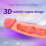 Pocket Pussy Dildo For Men & Women – 2-In-1 Realistic Vagina De Goma & Dildo Sleeve Masturbator, Fake Pussy Consolador Masculino For Solo Or Couple Use