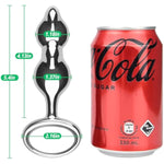 Safe Pull Ring Anal Beads With Stainless Steel Graduated Balls Beginner Butt Plug Adult Sex Toy For Men Women Couples