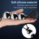 520G/18.34Oz Metal Penis Physical Exercise, Metal Penis Trainers Wearable Male Penis Training Device,Penis Stretcher Device Adjustable For Male Sex Toys