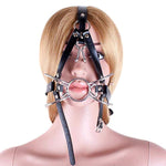 Metal Spider Ring Gag With Head Slave Harness Nose Hook Flirting Mouth Gags And Stainless Steel Nipple Clamps Round Adjustable Nipple Clamp Set