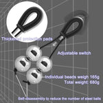 24.5 Oz (Approx. 695 G) Metal Penis Stretcher - Adjustable Weight Physical Exercise Tool, Male Training Enlarger Sex Toy, Wearable Male Penis Extension Toy Physical Exercise Stretcher (4 Balls)
