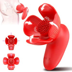 Nipple Toys Nipple Vibrator, Rose Sex Toy With 10 Vibration And 10 Grabbing Modes, Vibrator Clit Adult Toys For Women Vibrating Nipple Clamps, Juguetes Sexuales For Adult Sex Toys & Games