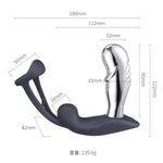 Prostate Massager Vibrating Butt Plug Anal Toy Estim Anal Vibrators Male Sex Toy With Electric Shock With Remote Control Prostate Vibrator Anal Dildo Adult Toys For Men Women