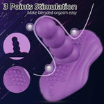 3 In 1 Anal Vibrator Dildo For Men & Women - Prostate Perineum Massager & G-Spot Clitoral Stimulator,Sit & Ride Sex Toys With 9 Vibration Modes & 5 Speeds,Rechargeable Remote Control & Ipx7 Waterproof