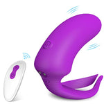 Wearable Anal Plug - Vibration During Sex Stimulates The Anus, Outdoor Sm Training, Usb Charging, Mute Waterproof, Couple Fun Sex Toy (Purple)