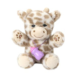 Interactive Stuffed Animal Giraffe, Talking Plush Toy With Music, Voice Recording, Touch & Feeding Simulation, Singing Stuffed Animal With Blinking Eyes, Bottle Accessory & Sleep Mode For Kids