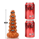 Monster Dildo Silicone Fantasy Anal Dildos with Suction Cup Anal Beads Butt Plug G-spot Sex Toys for Women Men and Couples (S)