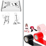 3Rolls Bdsm Bondage Restraints Tape Set With 2 In 1 Bed Bondage Set