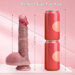 Realistic Dildo Feel Like Real Skin, 8.7 Inch Big Dildos With Strong Suction Cup For Hands-Free Play, Super Soft Silicone Dildo For Anal & Vaginal Play, Adult Sex Toys For Women & Men