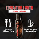 Flocko Glide Anal Lube | Long-Lasting Personal Solution For Men & Women | Smooth, Natural Feel | Unflavored, Fragrance-Free, Non-Staining | Safe For Use (Silicone Based 2.2 Fl Oz)