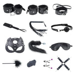 Bdsm Set Sex Bondage Restraint - With Adjustable Handcuffs And Anal Plug Toys Bondage Set Adult Game Sex Toys For Men And Women Couples. (12)