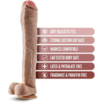 13 Inch Long Realistic Dildo - 2.5” Thick Penis With Strong Suction Cup & Strap On, Lifelike Monster Cock For Men, Women & Couple - Huge Adult Sex Toys For Sexual Pleasure