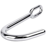 Anal Hook Restraint Bdsm Toys Smooth Metal Butt Plug Anal Plug Sm Anal Gay Sex Toys For Man And Woman Adult Flirting Games (Length:7 Inch/17.8 Cm, Silver)