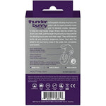 Thunder Bunny Vibrator, Rechargeable Vibrating Couples Double C-Ring, Clitoral Stimulation, 10 Vibration Mode Adult Sex Toy (Purple)