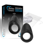 Doctor Love’S Zinger+ Travel Size Rechargeable Super-Slim Micro Vibrating Cock Ring, Black (Dl-Rr-1)