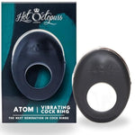 Atom – Powerful Vibrating Cock Ring For Men & Couples | Penis Ring With Intense Motor For Enhanced Pleasure| Rechargeable Waterproof & Body-Safe Silicone| Adult Sex Toy