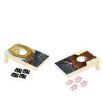 Manhattan Toy Wild Ones Indoor Outdoor Wooden 10-Piece Cornhole Bean Bag Toss Game for Kids 3 Years and Up